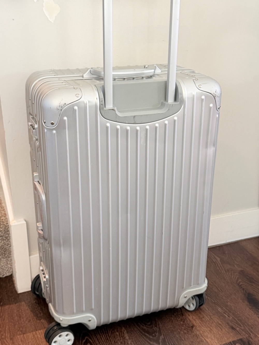 RIMOWA Original Check-In M Silver Aluminum Spinner Suitcase - Picture 15 of 16